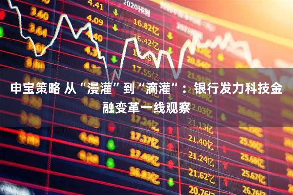 申宝策略 从“漫灌”到“滴灌”：银行发力科技金融变革一线观察